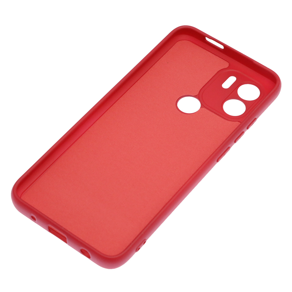 Чехол накладка NANO для Redmi A1 Plus, Redmi A2 Plus, POCO C51, силикон, бархат, цвет бордовый