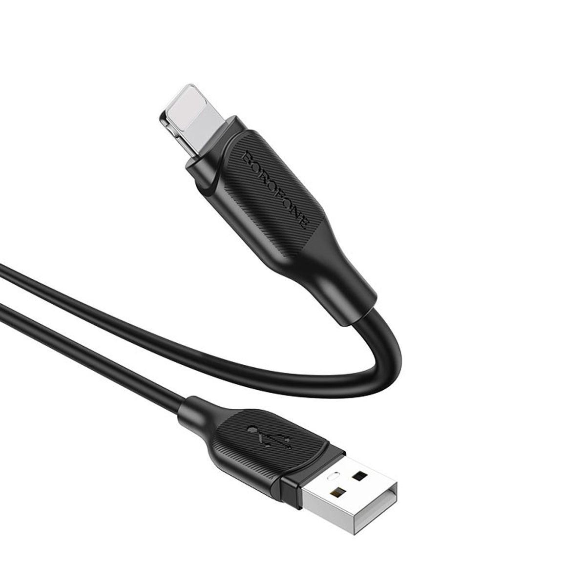 Кабель BOROFONE BX42 Encore Lightning 8 pin, 2.4A, длина 1 метр, цвет черный