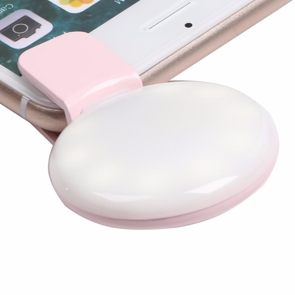 Led вспышка для селфи Mini Q, селфи кольцо цвет розовый | Последняя цена