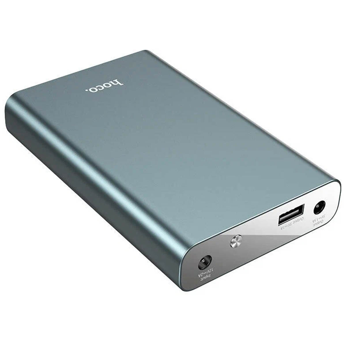 Внешний портативный аккумулятор, Power Bank HOCO J97, 10000 mAh, цвет серый металик