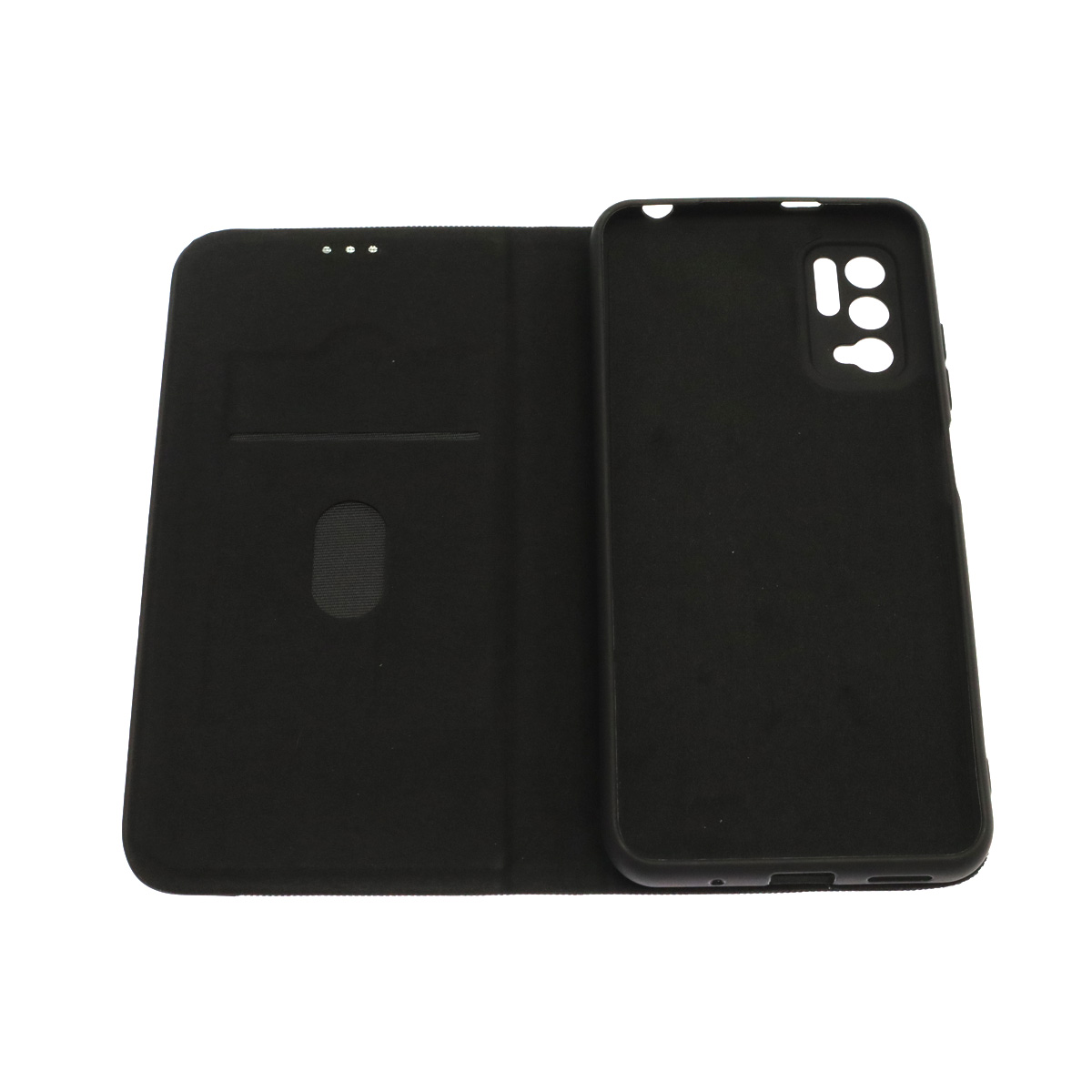 Чехол книжка MESH для XIAOMI POCO M3 Pro, XIAOMI Redmi Note 10T, Redmi Note 10 5G, текстиль, силикон, бархат, визитница, цвет черный