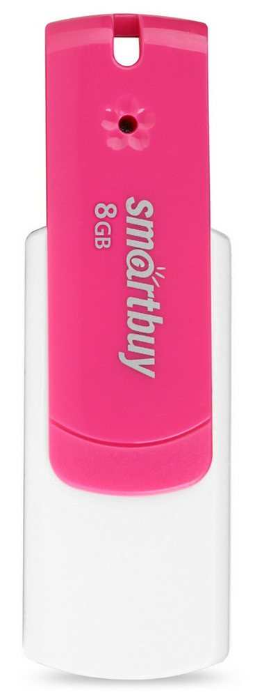 Флешка 8GB SMARTBUY Diamond SB8GBDP, USB 2.0, цвет розовый