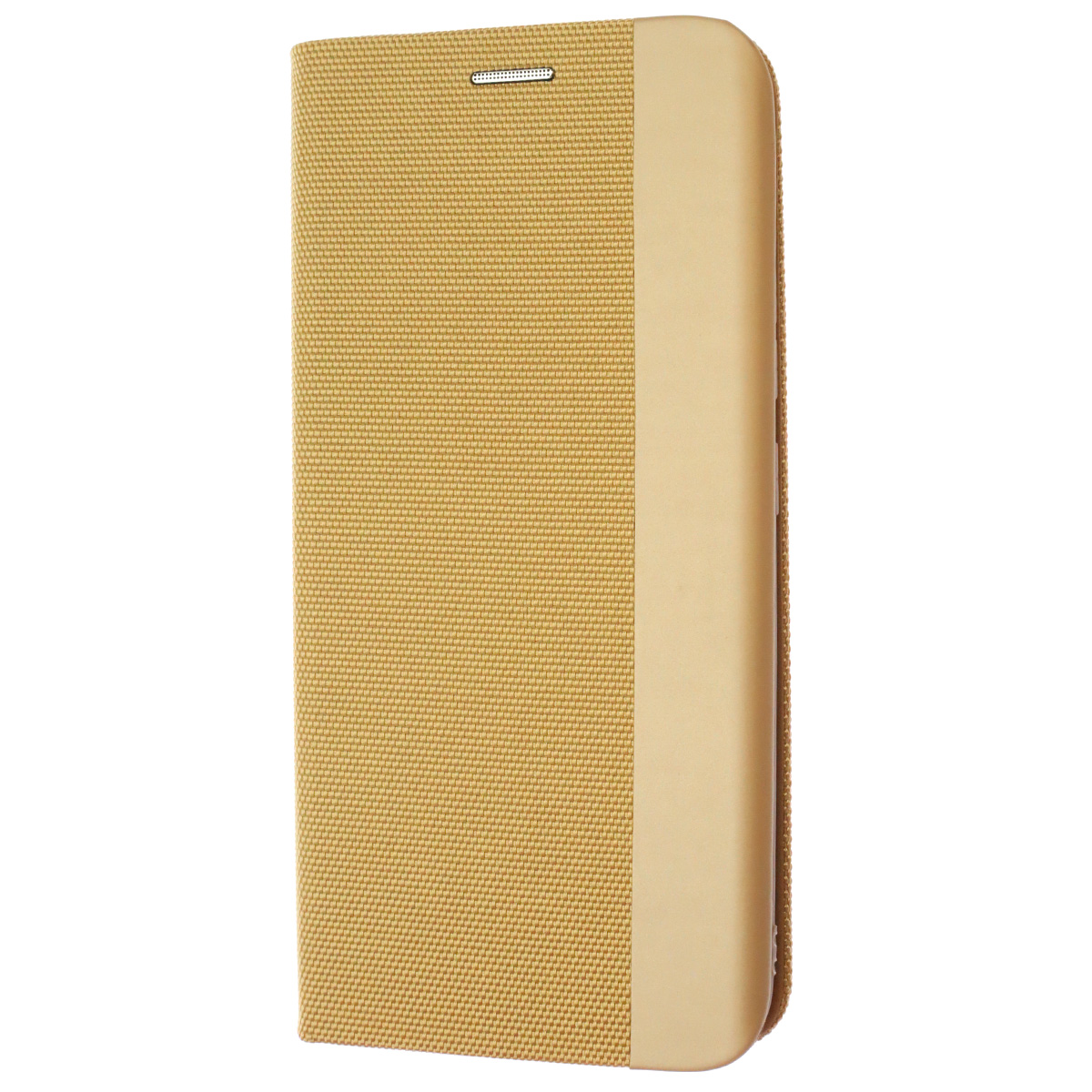 Чехол книжка MESH для Realme C25, C25S, текстиль, силикон, бархат, визитница, цвет золотистый