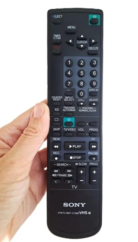 Пульт ДУ RMT-V153A/B для для видеомагнитофона SONY (TV,VCR), цвет черный