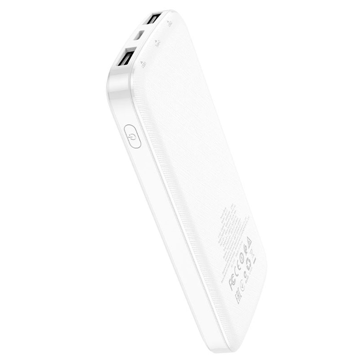 Внешний портативный аккумулятор, Power Bank BOROFONE BJ17 Oceanic, 10000 mAh, цвет белый (уценка) Внешний портативный аккумулятор, Power Bank BOROFONE BJ17 Oceanic, 10000 mAh, цвет белый (уценка)