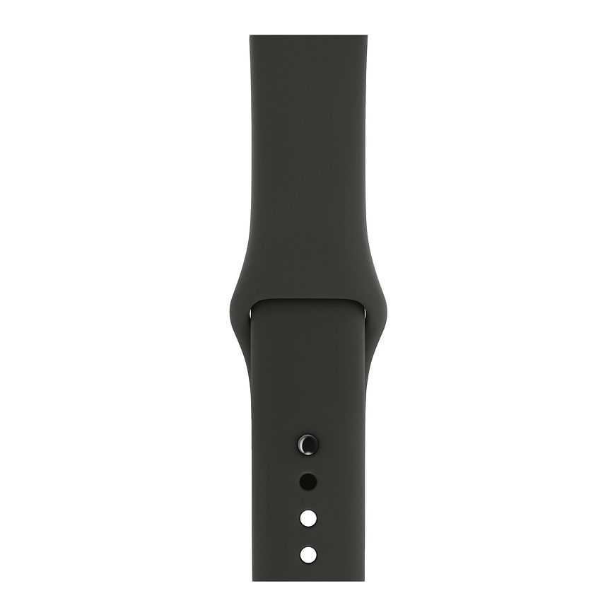 Ремешок для Apple Watch спортивный "Sport", размер 42-44 mm, цвет темно серый