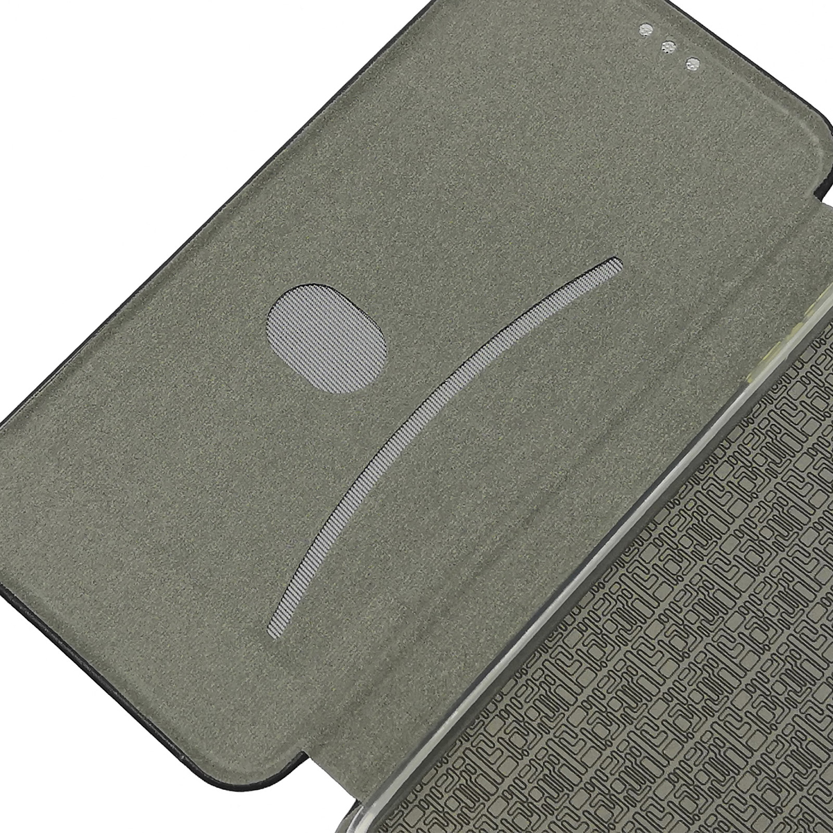 Чехол книжка VINTAGE LiNE для APPLE iPhone 11, экокожа, цвет черный.
