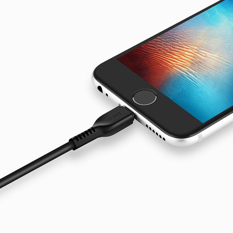 Кабель HOCO X20 Flash Lightning 8 pin, длина 3 метра, цвет черный
