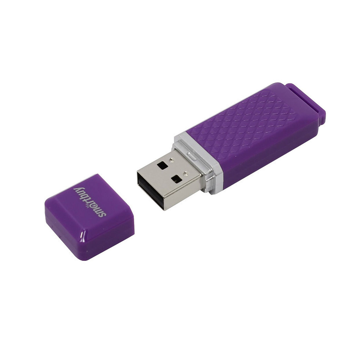 Флешка USB 2.0 16Gb Smart Buy Quartz, цвет пурпурный