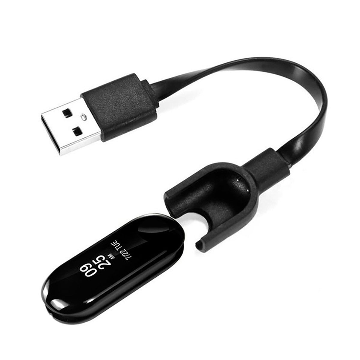 Зарядный кабель для XIAOMI Mi Band 3, тип колодка, цвет черный