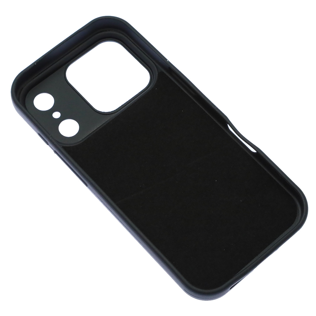 Чехол накладка Silicone Case для APPLE iPhone 17 Pro, силикон, бархат, цвет черный