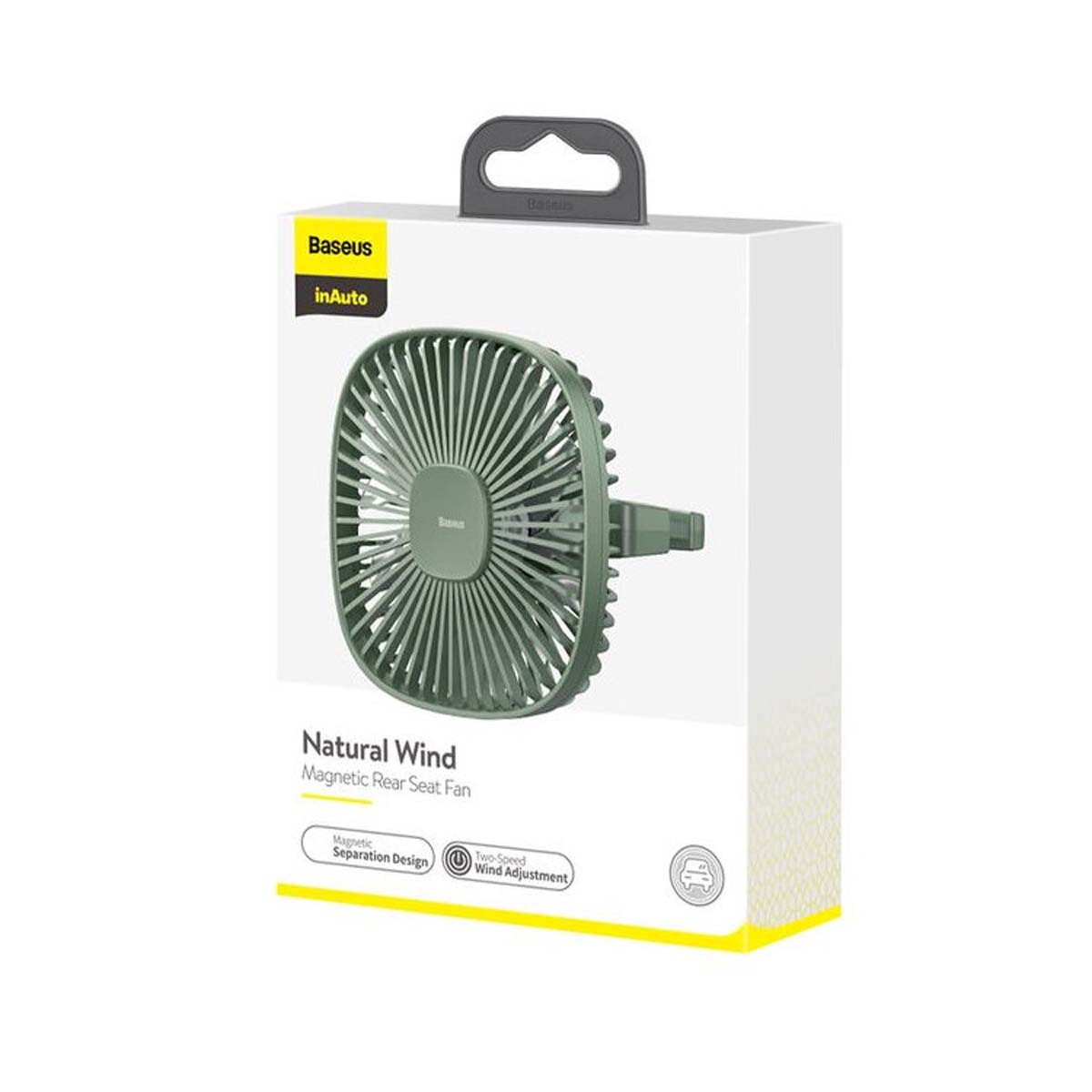 Вентилятор BASEUS Natural Wind, цвет серо зеленый (распродажа -30%)