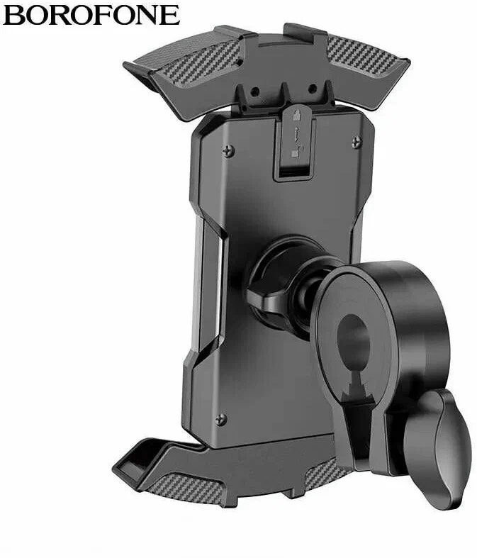 BOROFONE BH72 Airfly держатель для телефона на руль велосипеда, мотоцикла, цвет черный