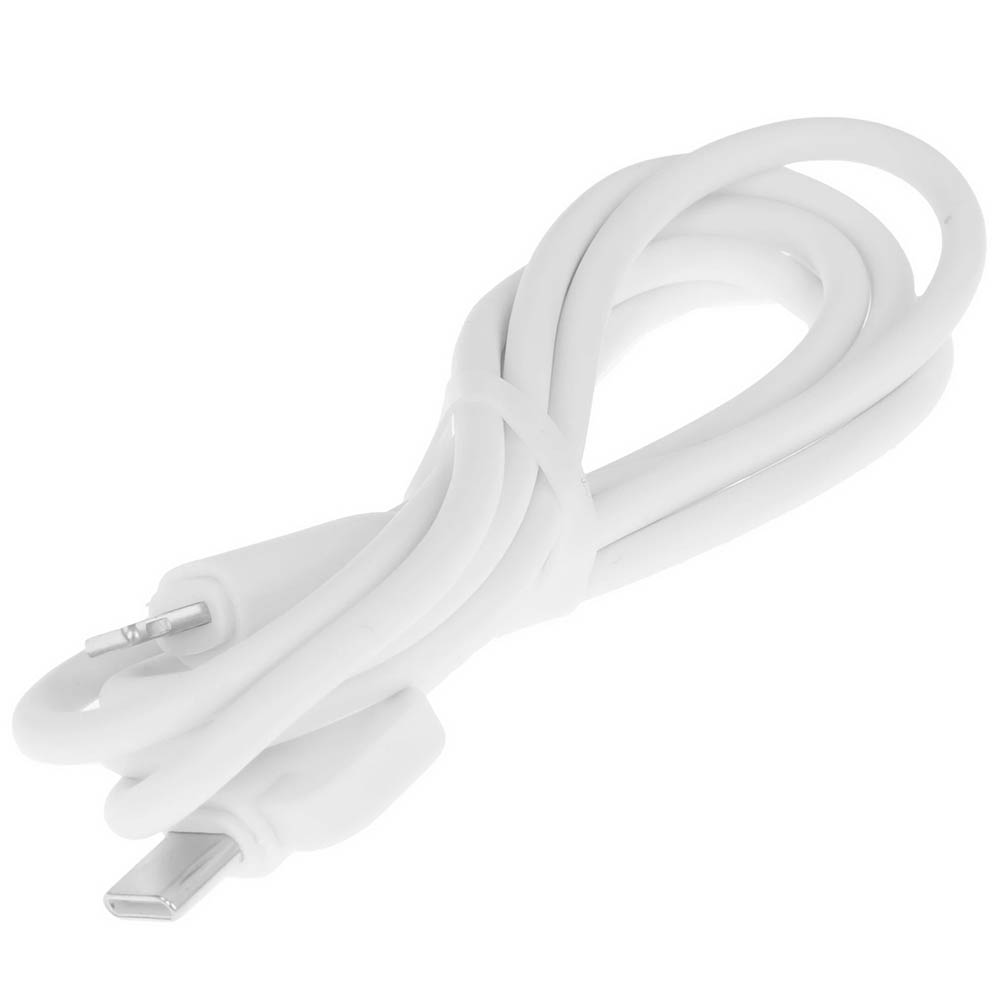 СЗУ (Сетевое зарядное устройство) с кабелем Type C на Lightning 8 pin BOROFONE BAS44A Potential, 20W, 1 Type C, 1 USB, PD20W, QC3.0, цвет белый