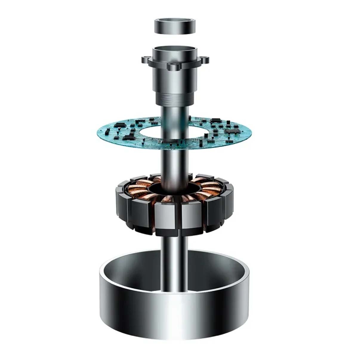 Вентилятор настольный BASEUS Cube SHAKING FAN, 5400 mAh, цвет белый (распродажа -60%)