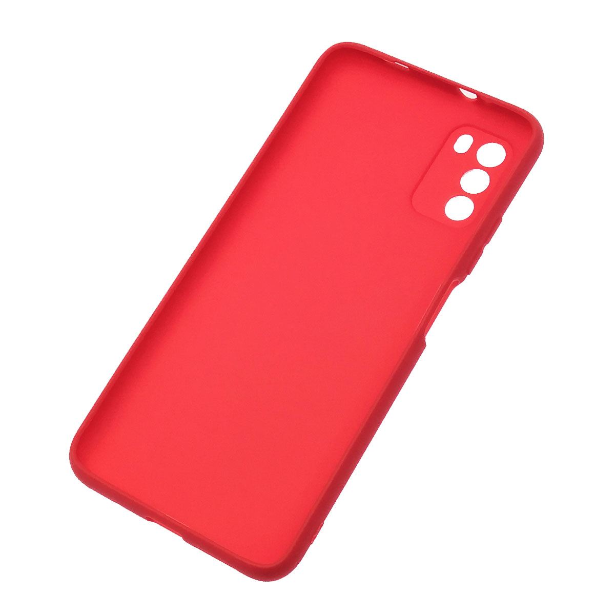 Чехол накладка SOFT TOUCH для XIAOMI POCO M3, силикон, матовый, цвет красный