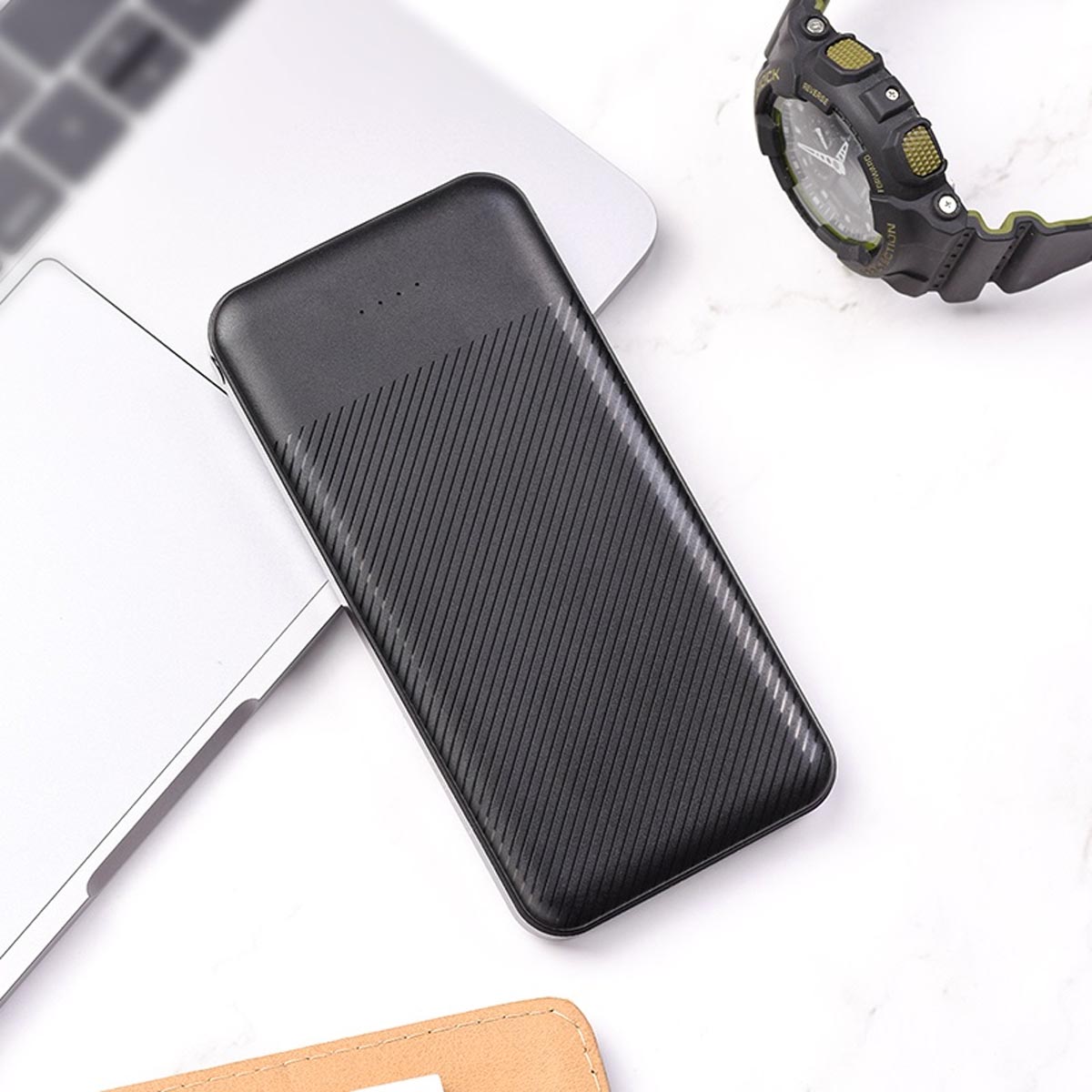 Внешний портативный аккумулятор, Power Bank BOROFONE BT27 Sea power, 10000 mAh, цвет черный (распродажа -30%)