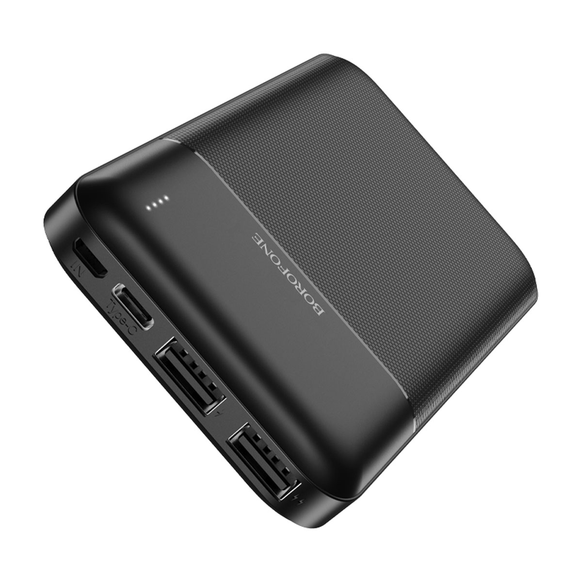 Внешний портативный аккумулятор, Power Bank BOROFONE BJ16 Cube, 10000 mAh, цвет черный Внешний портативный аккумулятор, Power Bank BOROFONE BJ16 Cube, 10000 mAh, цвет черный