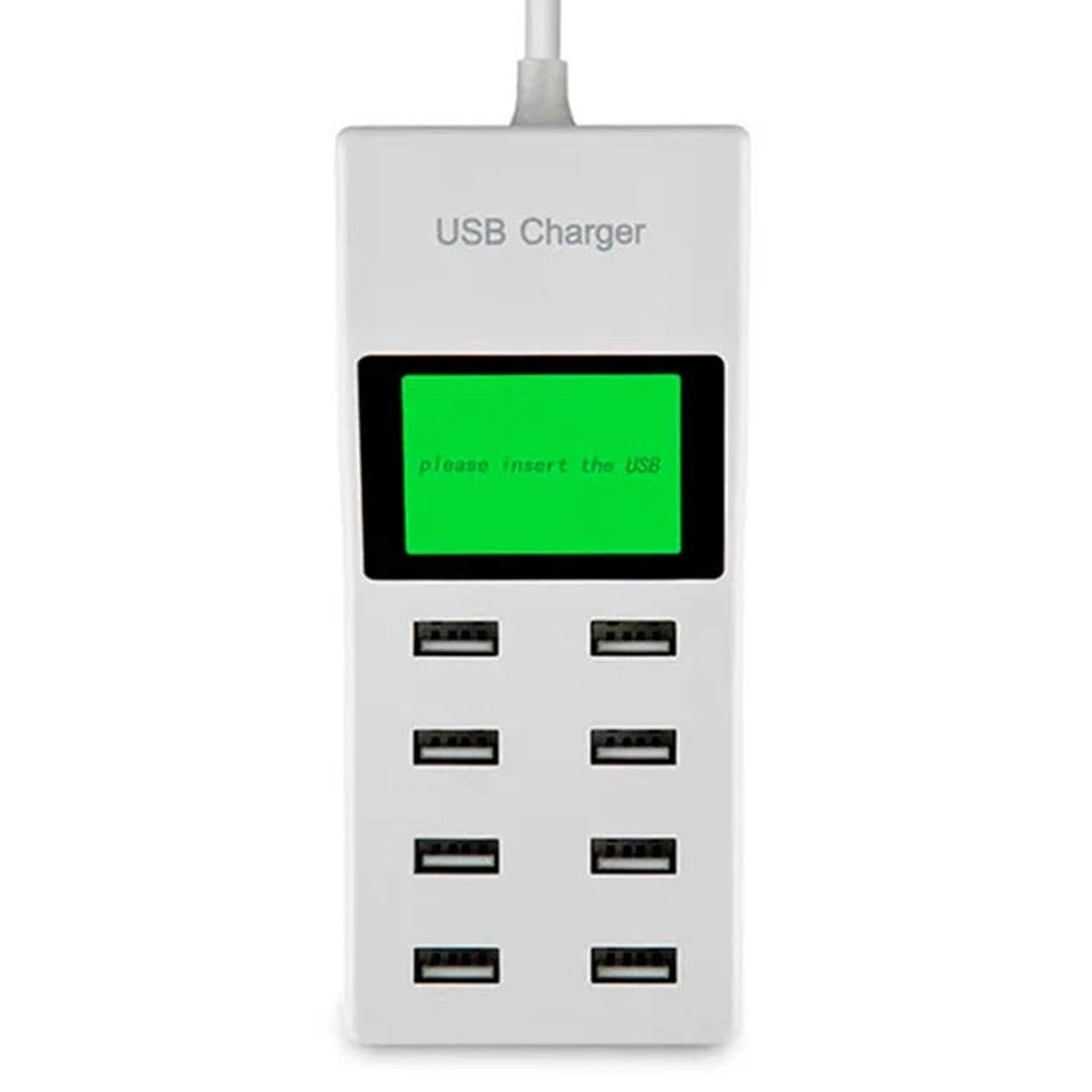 СЗУ (Сетевое зарядное устройство) USB Charger YC-CDA6, 8 портов, 40W, цвет белый (распродажа -30%)