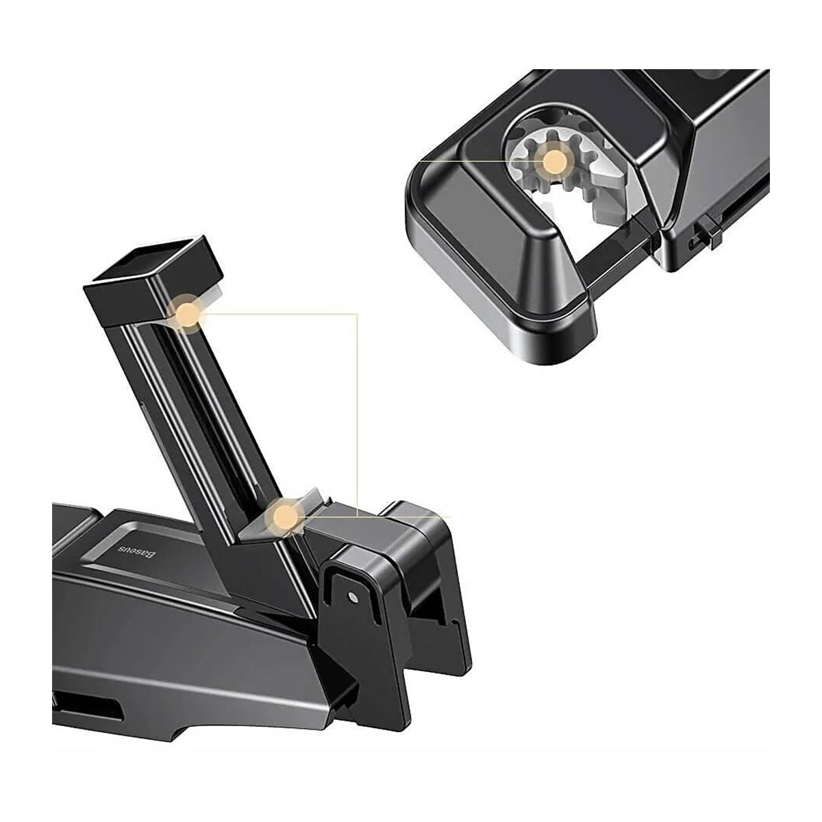 Автомобильный держатель Baseus backseat vehicle phone holder hook, цвет черный
