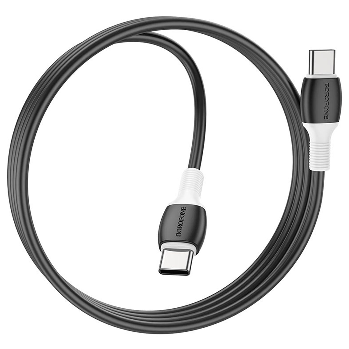 Кабель BOROFONE BX84 Rise USB Type C на USB Type C, 60W, длина 1 метр, цвет черный
