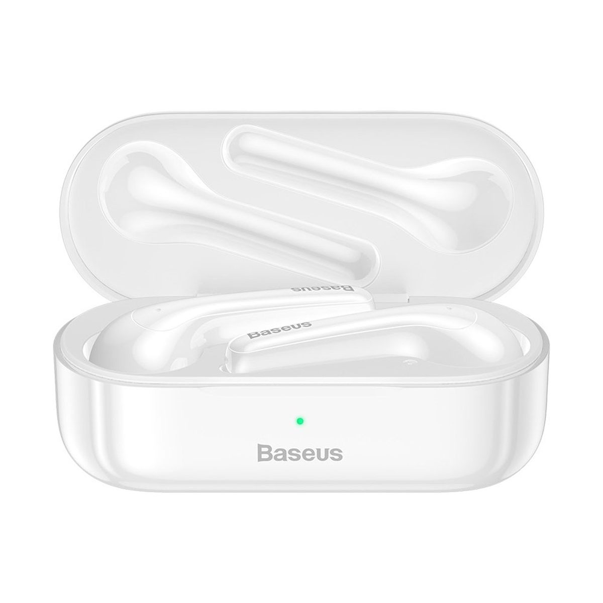 Гарнитура (наушники с микрофоном) беспроводная, BASEUS NGW07-02 Encok True Wireless Earphones W07 Bluetooth 5.0 TWS, цвет белый (-70%)