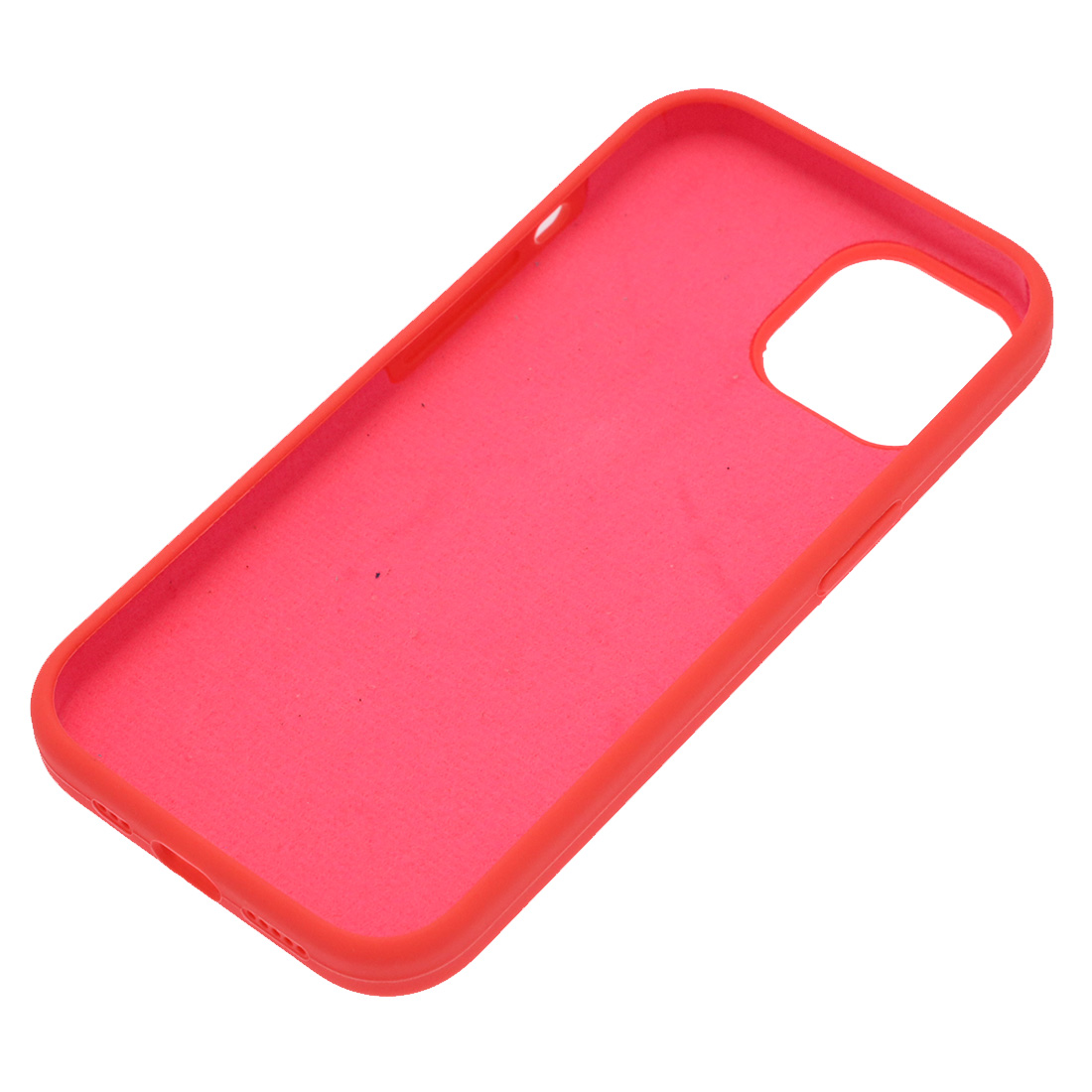 Чехол накладка Silicon Case для APPLE iPhone 15 (6.1"), силикон, бархат, цвет коралловый