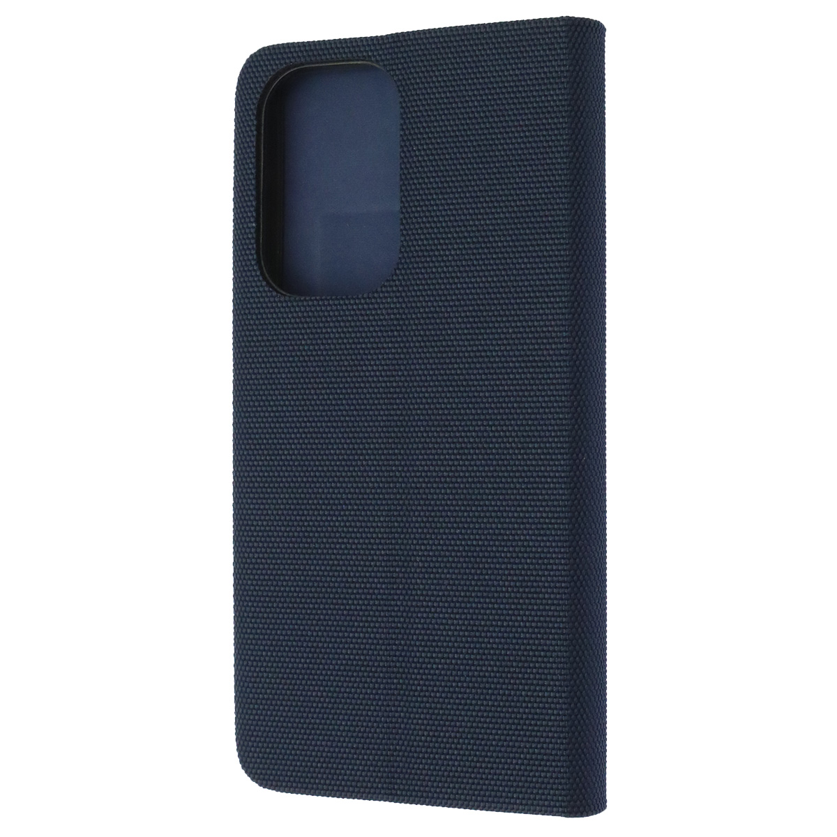 Чехол книжка MESH для SAMSUNG Galaxy A33 5G (SM-A336B), текстиль, силикон, бархат, визитница, цвет темно синий