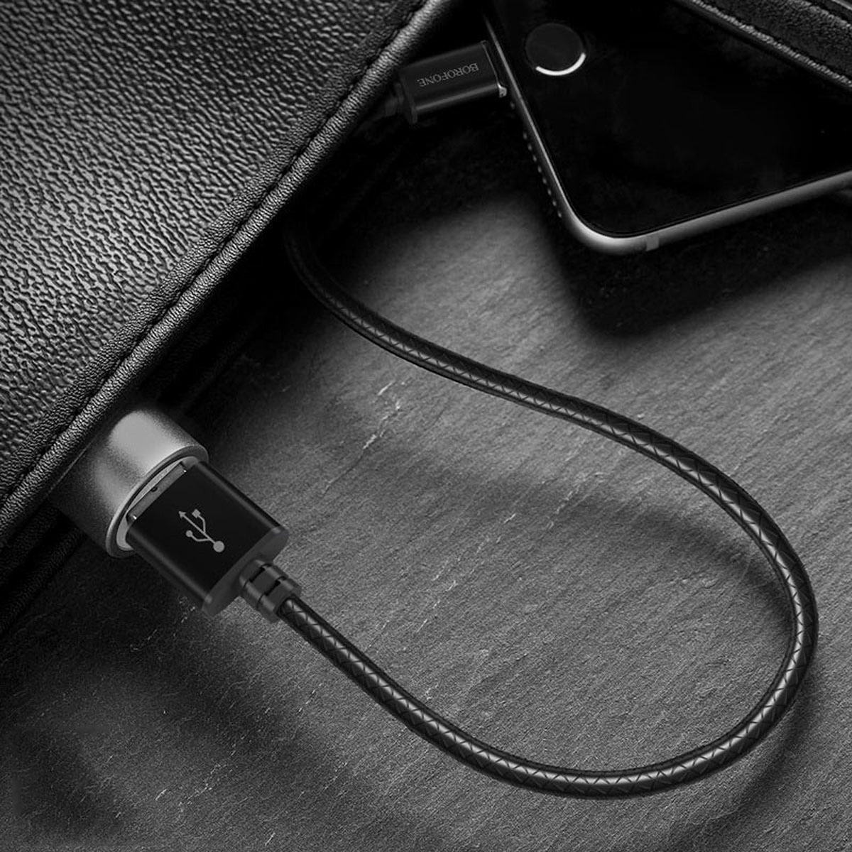 Магнитный кабель BOROFONE BU1 MagJet, 3A, коннектор APPLE Lightning 8-pin, длина кабеля 1.2 метра, цвет черный | все по 150