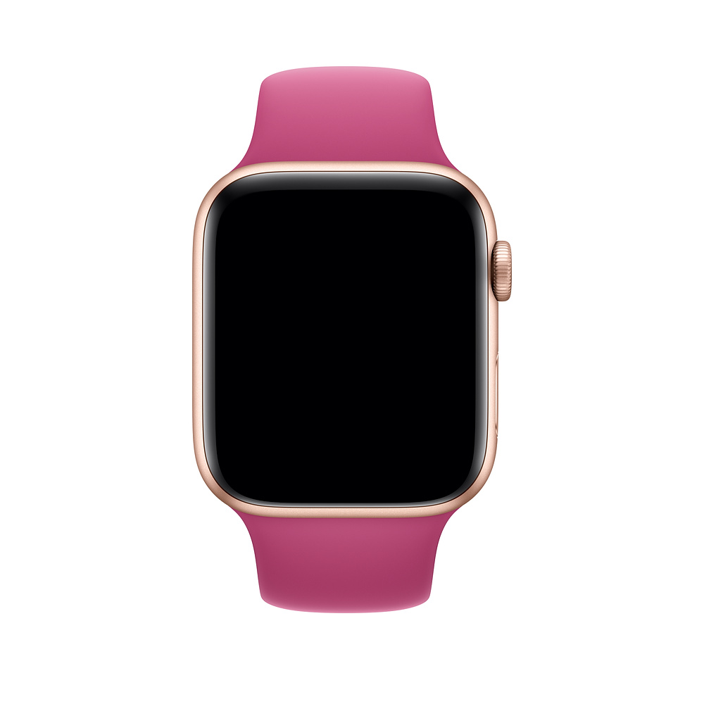 Ремешок для Apple Watch спортивный "Sport", размер 42-44 mm, цвет пурпурный.