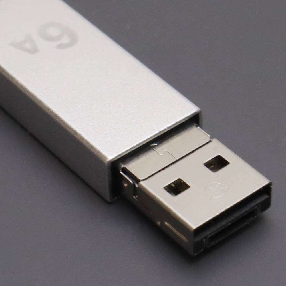 Адаптер переходник OTG GP-124, USB-Type-C 6A, быстрая зарядка (Quick Charge/PD), цвет серебристый