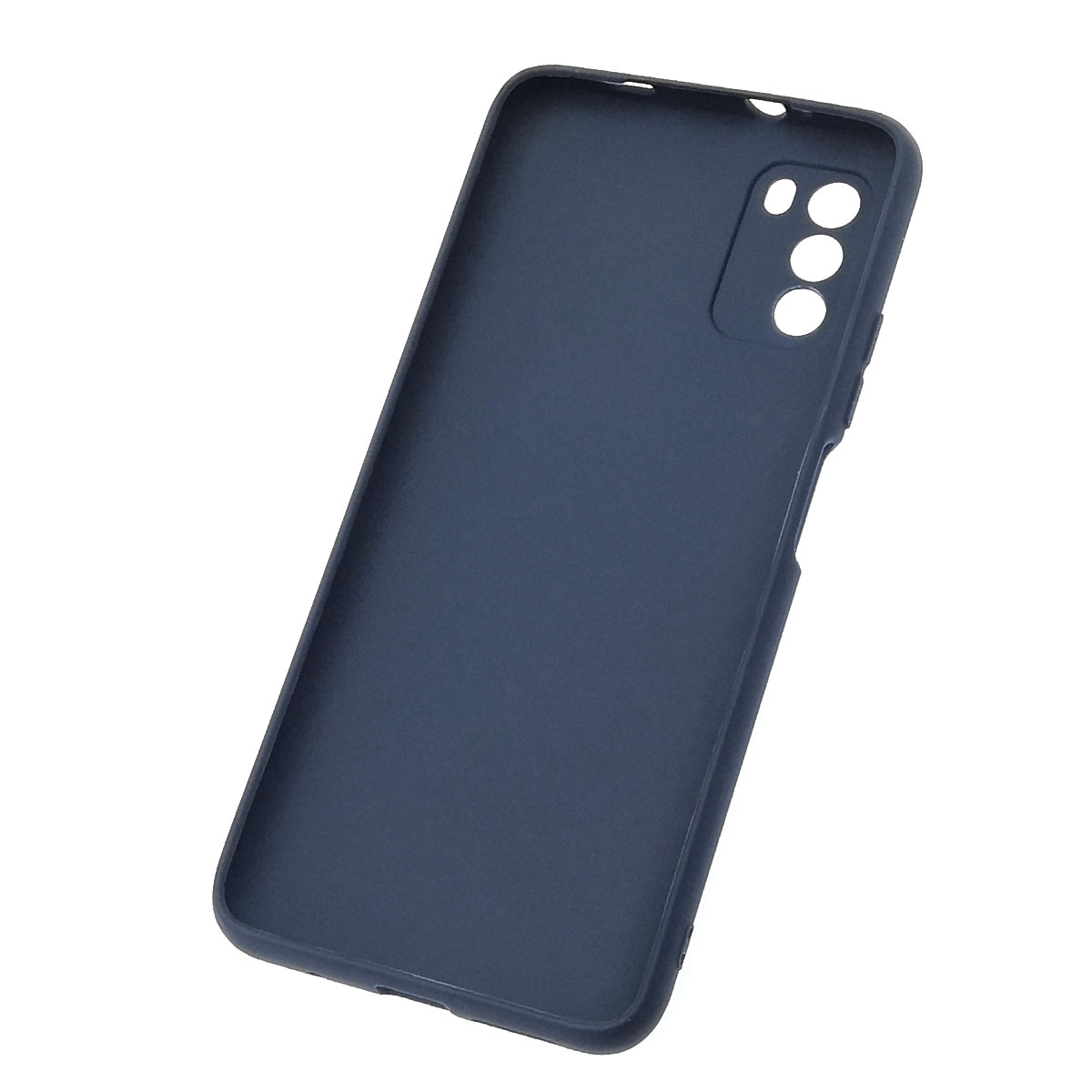 Чехол накладка SOFT TOUCH для XIAOMI POCO M3, силикон, матовый, цвет темно синий
