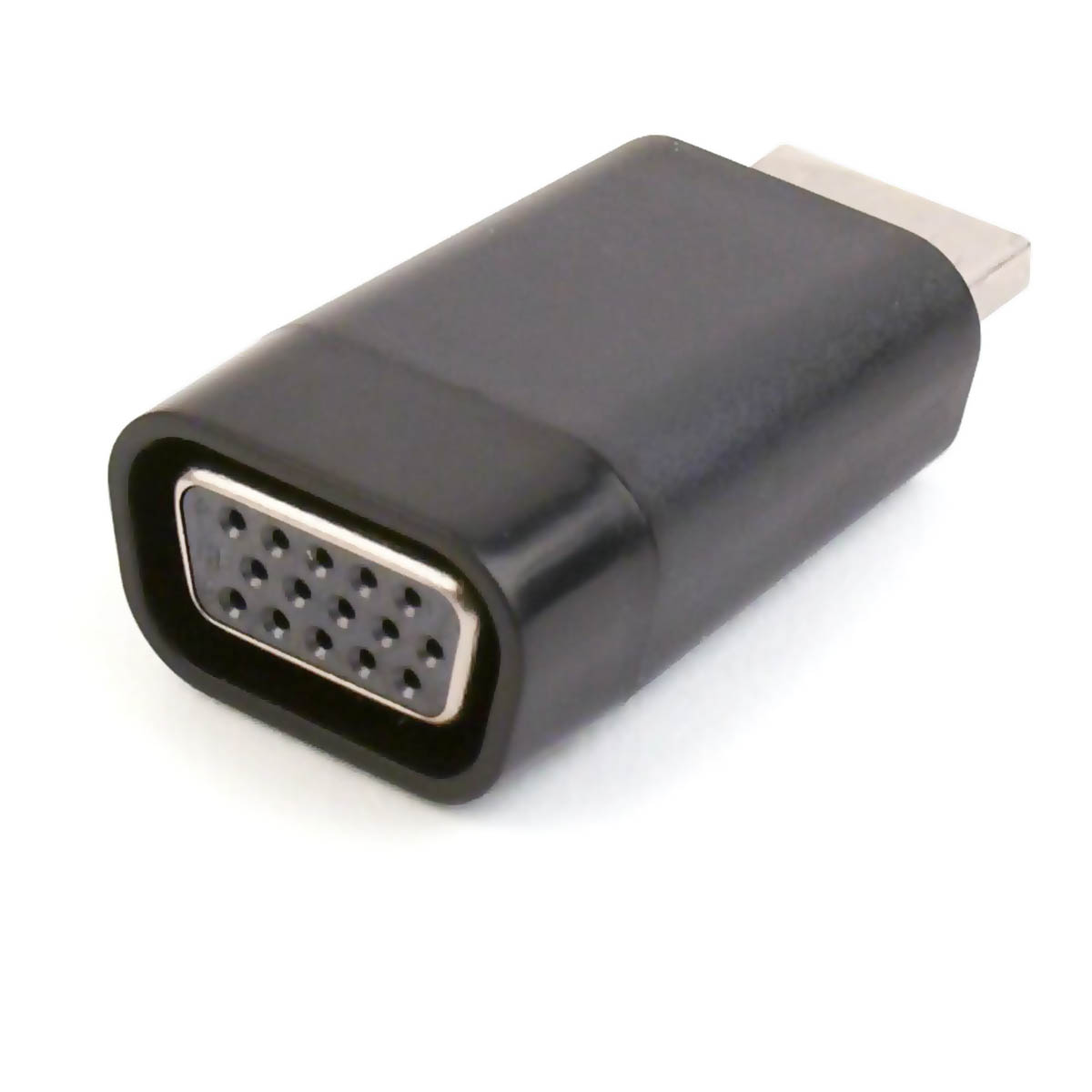 Переходник конвертер CABLEXPERT HDMI на VGA (SVGA), 19M-15F, цвет черный