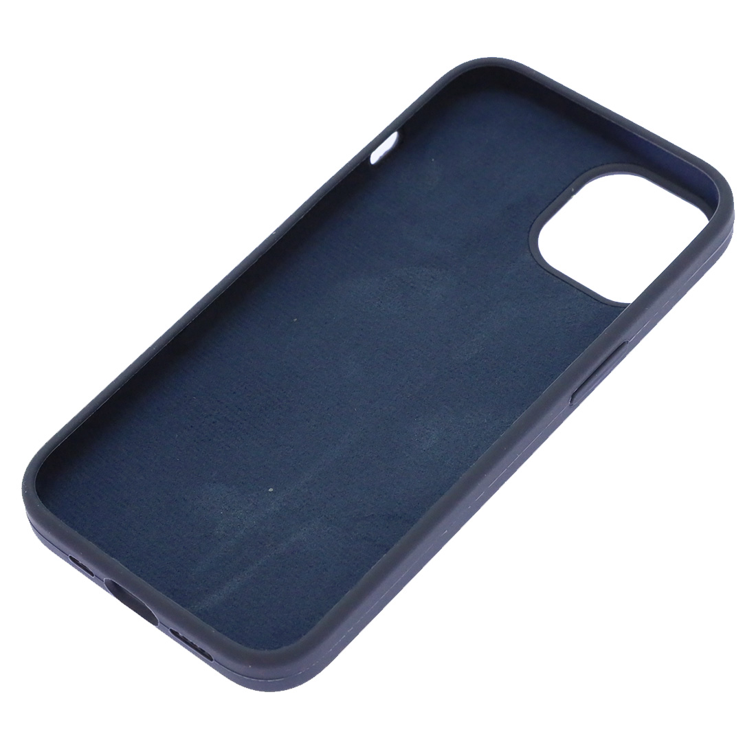 Чехол накладка Silicon Case для APPLE iPhone 14 (6.1"), силикон, бархат, цвет темно синий