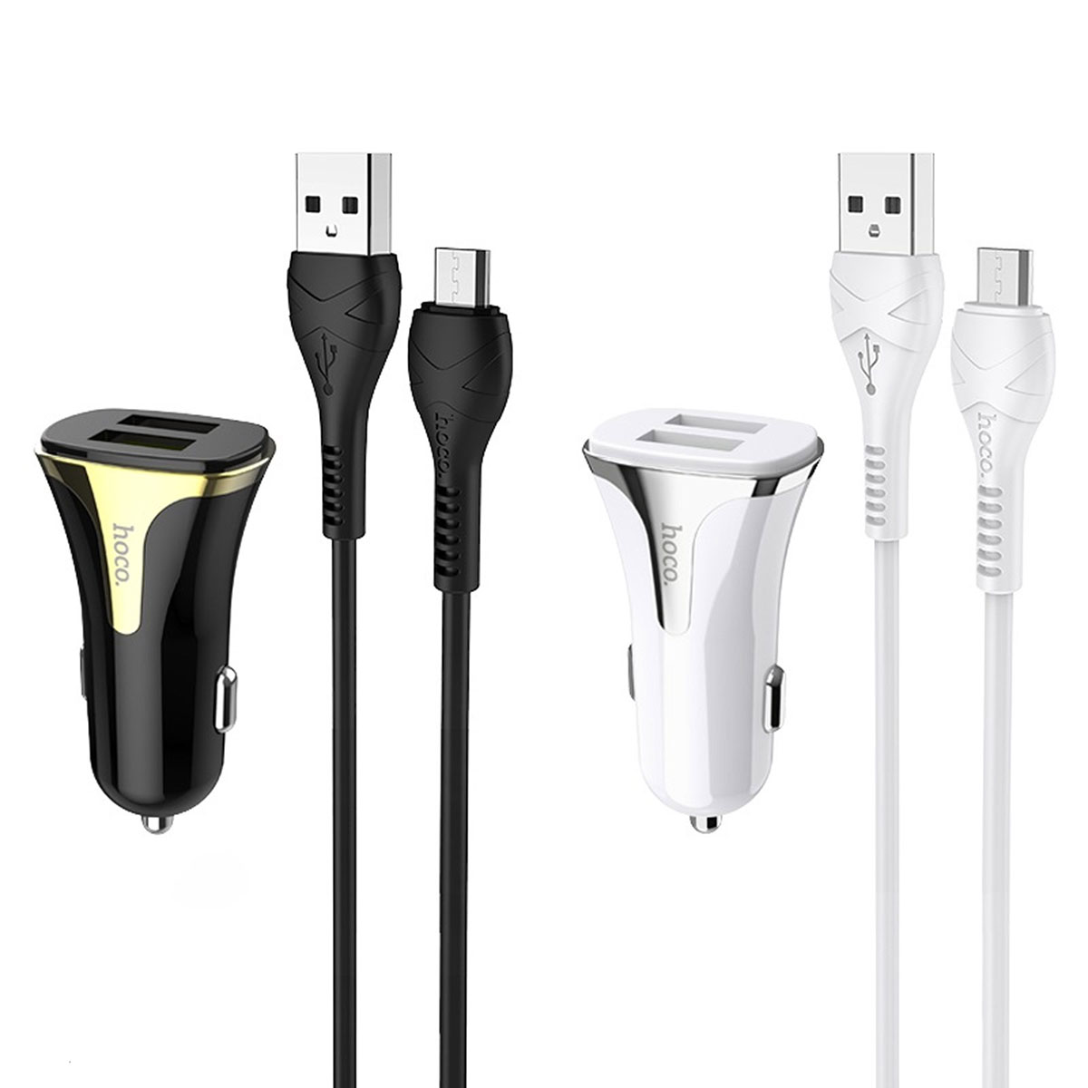 HOCO Z31 Universe автомобильное зарядное устройство QC3.0 2xUSB, 3.4А, набор с кабелем Micro USB длиной 1 метр, цвет белый. HOCO Z31 Universe автомобильное зарядное устройство QC3.0 2xUSB, 3.4А, набор с кабелем Micro USB длиной 1 метр, цвет белый.