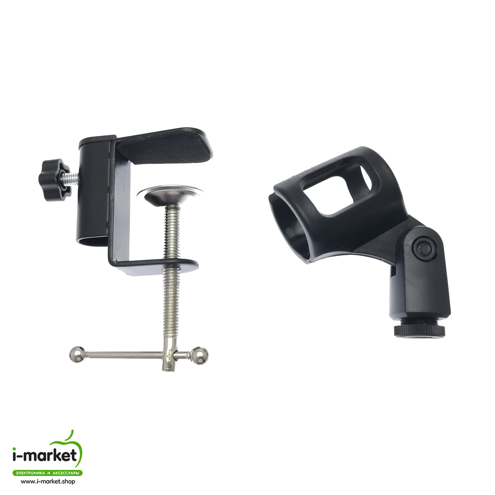 Микрофон подвесной BRF, разъем Jack 3.5, конденсаторный, цвет черный-золотистый (распродажа -70%)