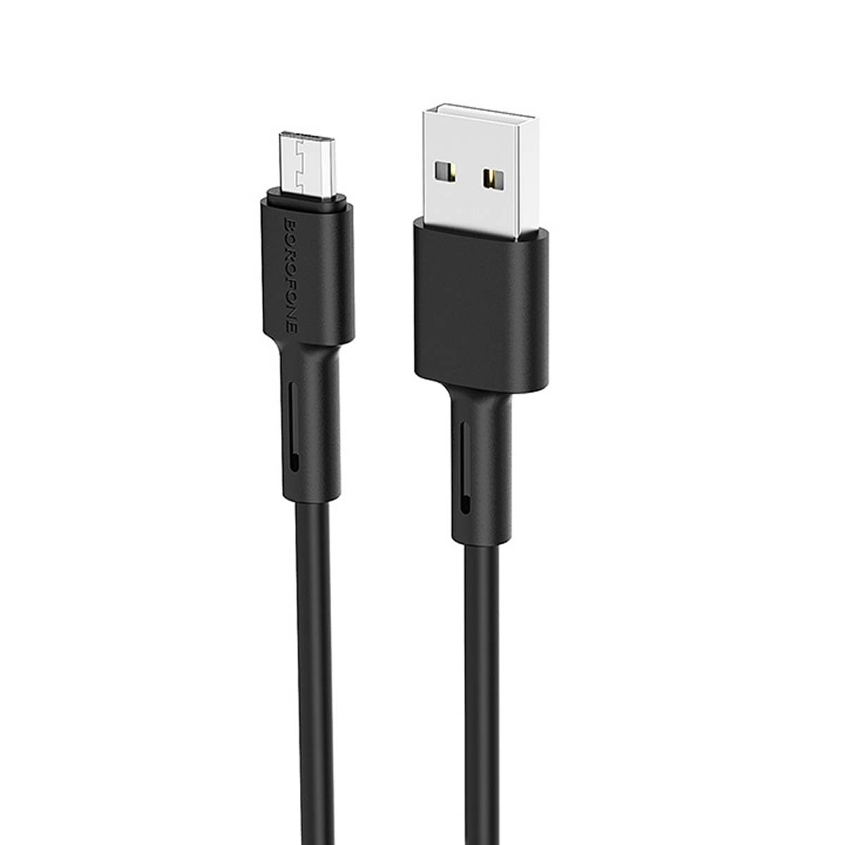 Кабель BOROFONE BX31 Soft Silicone Micro USB, длина 1 метр, цвет черный