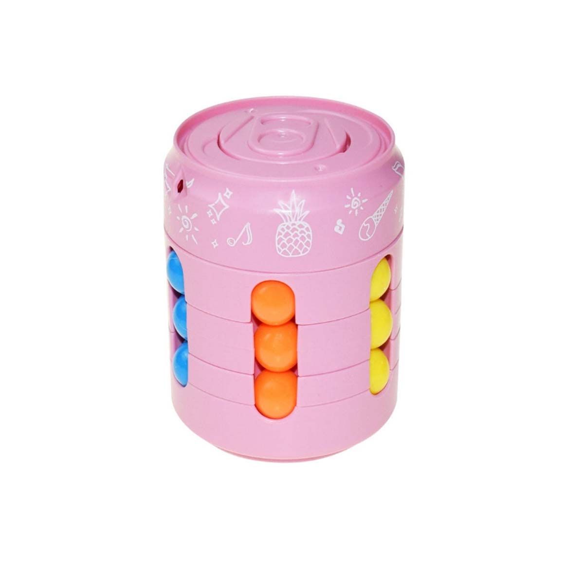 Головоломка банка спиннер Cans spinner Cube, цвет светло розовый Головоломка банка спиннер Cans spinner Cube, цвет светло розовый