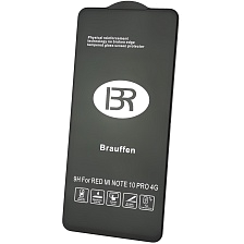 Защитное стекло 9H BR для XIAOMI Redmi Note 10 Pro, цвет окантовки черный