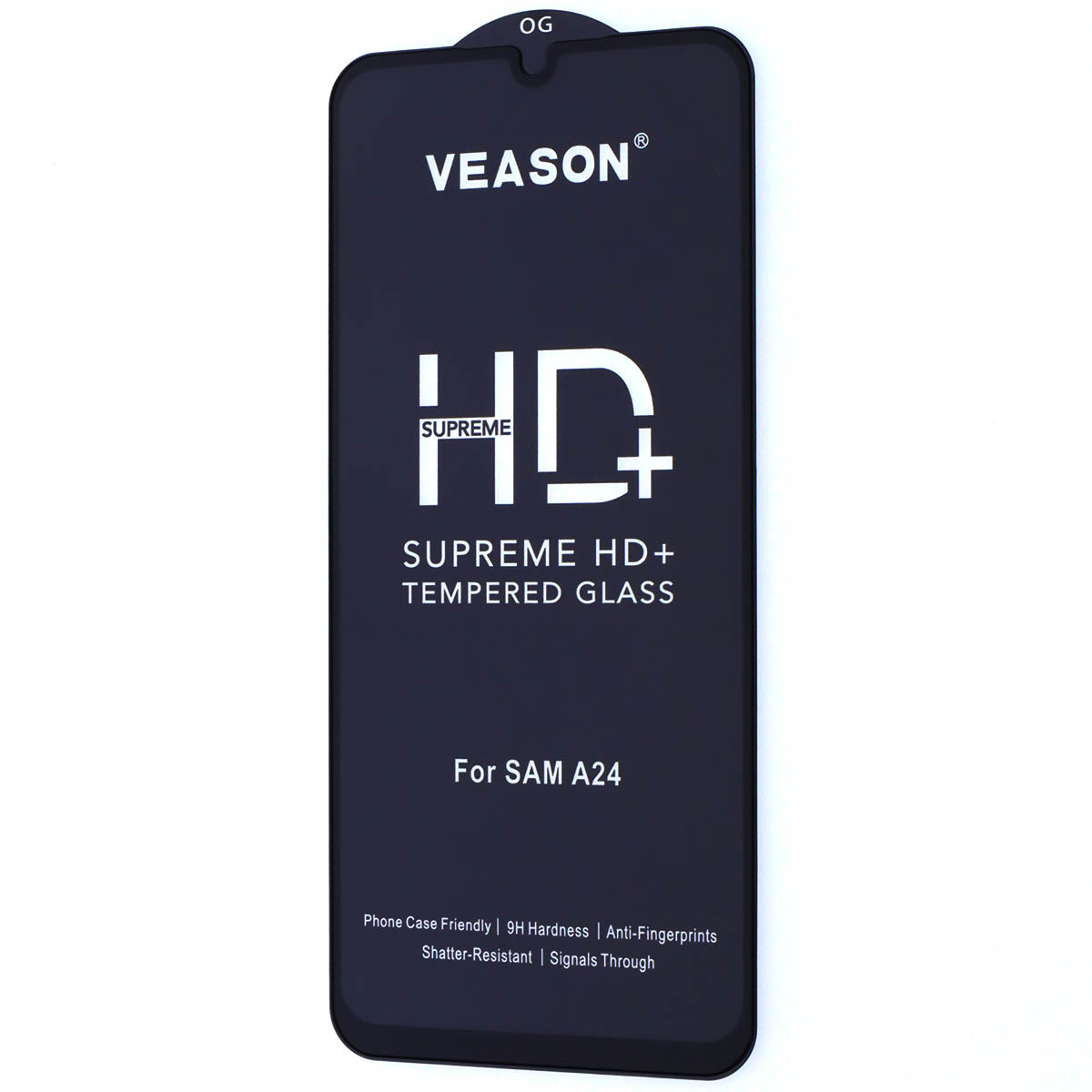 Защитное стекло VEASON HD+ для SAMSUNG Galaxy A24, Galaxy A15, Galaxy A25, цвет окантовки черный