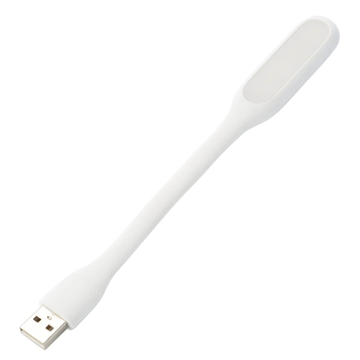 LED USB светильник, 6 диодов, длина 16.5 см, цвет белый