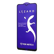 Защитное стекло 9D Lizard для XIAOMI Redmi Note 8, цвет черный.