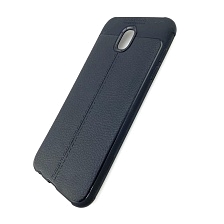 Чехол накладка AUTO FOCUS для SAMSUNG Galaxy J5 2017 (SM-J530), силикон, матовый, цвет черный.