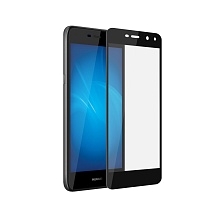 Защитное стекло 2D Full glass для Huawei Honor Y5 2017 /тех.пак/ черный.