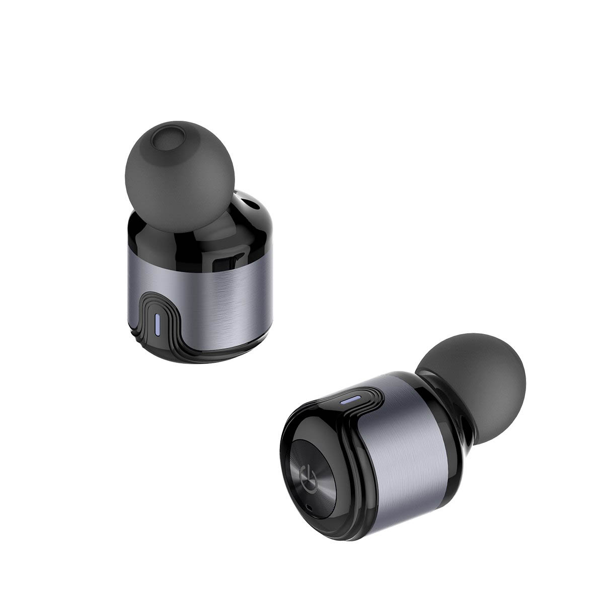 Гарнитура (наушники с микрофоном) беспроводная, AWEI T8 TWS Bluetooth Earphone цвет серый.