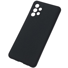 Чехол накладка для SAMSUNG Galaxy A32 (SM-A325F), силикон, матовый, цвет черный