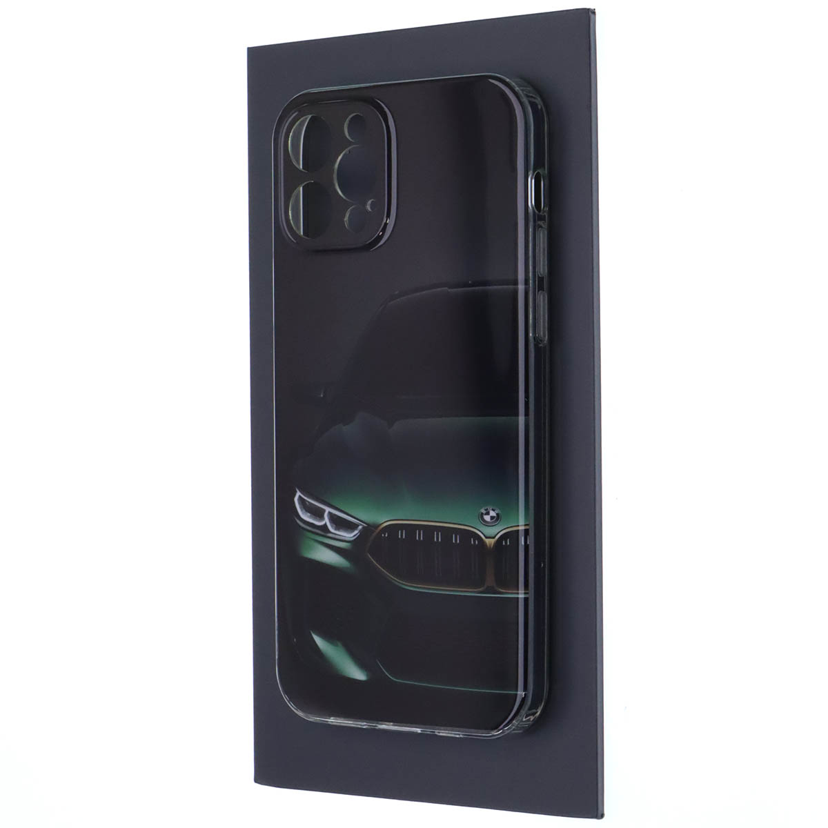 Чехол накладка для APPLE iPhone 12 Pro (6.1"), силикон, глянцевый, рисунок Зеленый БМВ