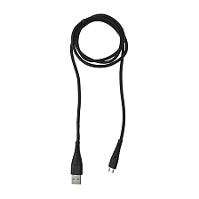 Кабель DENMEN D19V Micro USB, 2.4A, длина 1 метр, цвет черный