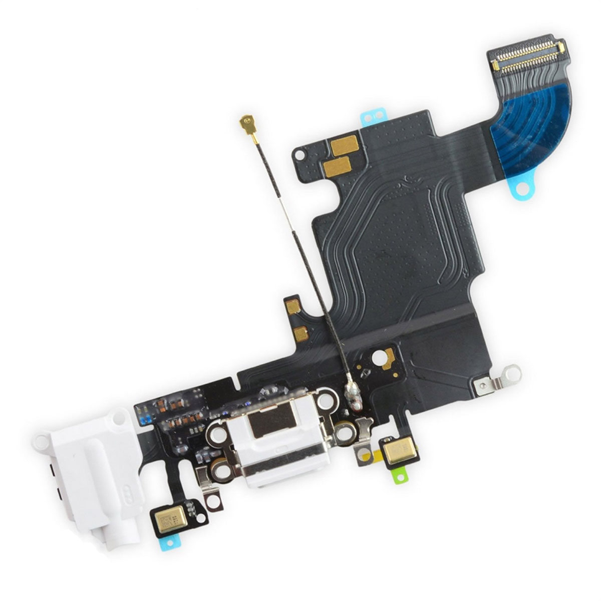 Шлейф зарядки для APPLE iPhone 6G, цвет белый.
