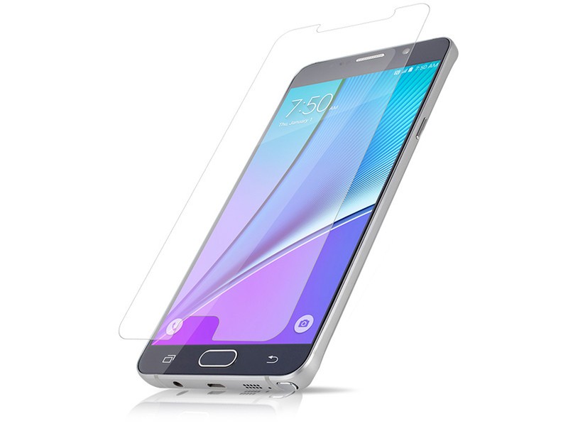 Защитное стекло для SAMSUNG Galaxy Note 5 SM-N920C прозрачное/ударопрочное MONARCH.